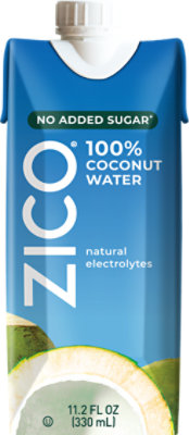 ZICO Coconut Water 100% Premium Natural - 11.2 Fl. Oz. - Image 2