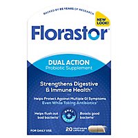 Florastor Daily Probiotic Supplement 250 mg Capsules - 20 Count - Image 1