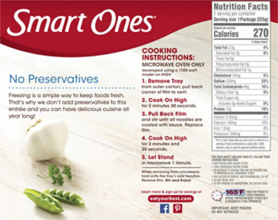 Smart Ones Tuna Noodle Casserole Frozen Meal - 9 Oz - Image 8