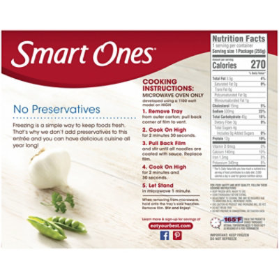Smart Ones Tuna Noodle Casserole Frozen Meal - 9 Oz - Image 2