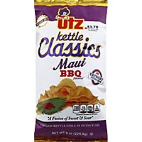 Utz Potato Chips Kettle Classics Maui BBQ Flavored - 8 Oz - Image 2