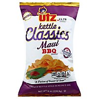 Utz Potato Chips Kettle Classics Maui BBQ Flavored - 8 Oz - Image 1