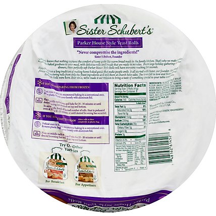 Sister Schuberts Yeast Rolls Warm & Serve Parker House Style - 11 Oz - Image 3
