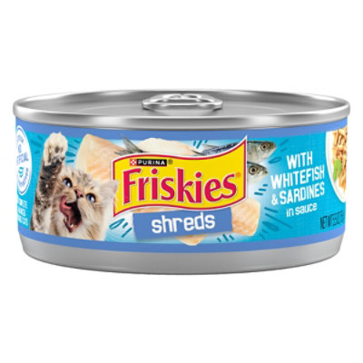 Friskies Cat Food Wet Whitefish & Sardines - 5.5 Oz - Image 1