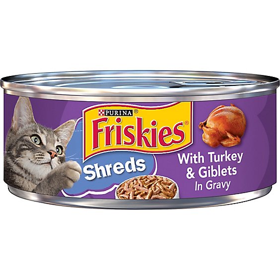 Friskies Cat Food Wet Turkey & Giblets - 5.5 Oz