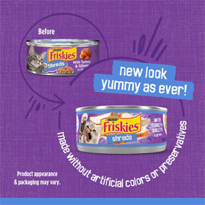 Friskies Cat Food Wet Turkey & Giblets - 5.5 Oz - Image 4