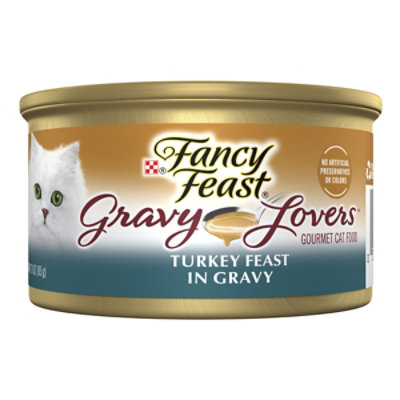 Fancy Feast Cat Food Wet Gravy Lovers Turkey In Roasted Turkey Gravy - 3 Oz - Image 1