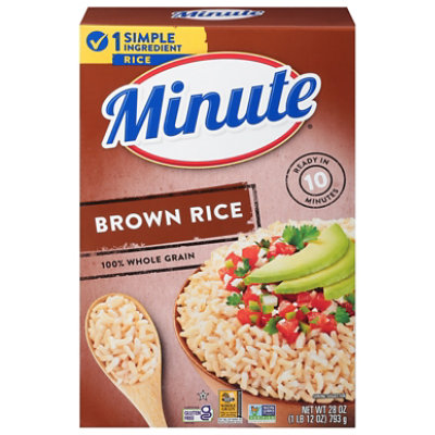 Minute Brown Rice Instant In Box - 28 Oz