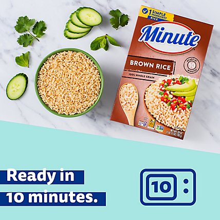 Minute Rice Brown Instant Whole Grain - 28 Oz - Image 3