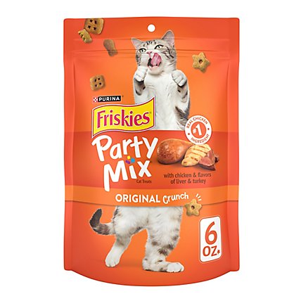 Purina Friskies Party Mix Chicken Cat Treats - 6 Oz - Image 1