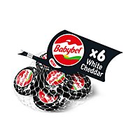 Mini Babybel White Cheddar Snack Cheese 6 Count - 4.2 Oz - Image 2