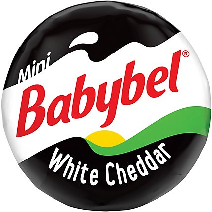 Mini Babybel White Cheddar Snack Cheese 6 Count - 4.2 Oz - Image 3