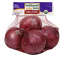 Goodness Greeness Onions Organic Red Prepacked - 3 Lb