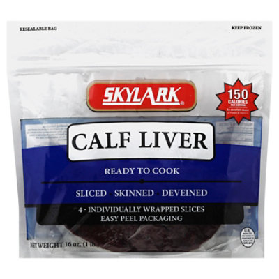 Skylark Calf Liver - 16 Oz - Image 1