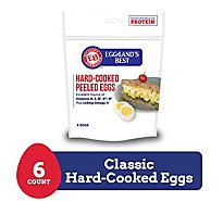 Egglands Best Medium HardCooked Peeled Eggs  - 6 Count