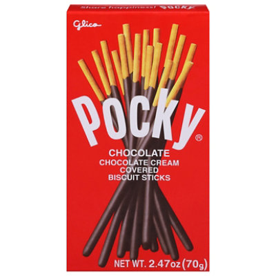 Glico Pocky Biscuit Sticks Chocolate Cream Covered - 2.47 Oz