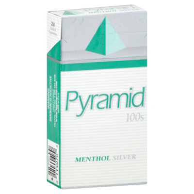 Pyramid Cigarettes Menthol Silver 100s Box FSC - Pack - Image 1