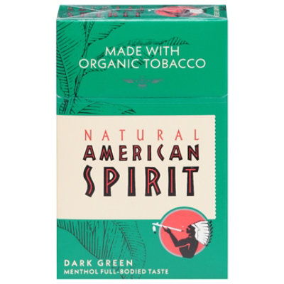 American Spirit Cigarettes Menthol Fb Green Box FSC - Pack - Image 2