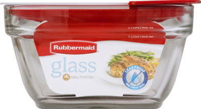 Rubbermaid Glass Square 4 Cup - Each - Image 2