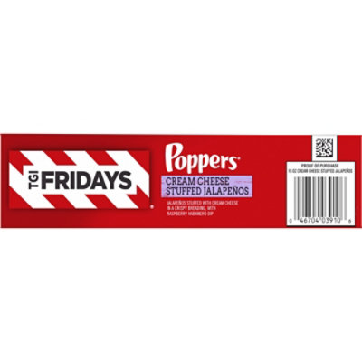 TGI Fridays Frozen Appetizers Cream Cheese Stuffed Jalapeno Poppers Box - 15 Oz - Image 6