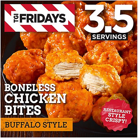 TGI Fridays Chicken Bites Boneless Mid Size - 15 Oz