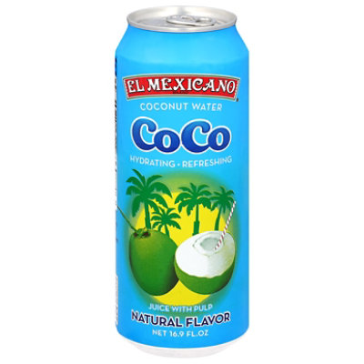 El Mexicano Agua De Coco - 16.9 Fl. Oz. - Image 3