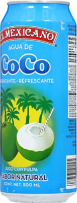 El Mexicano Agua De Coco - 16.9 Fl. Oz. - Image 5