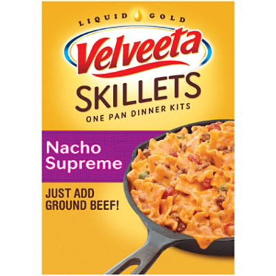 Velveeta Cheesy Skillets Dinner Kit Nacho Supreme Box - 15.66 Oz