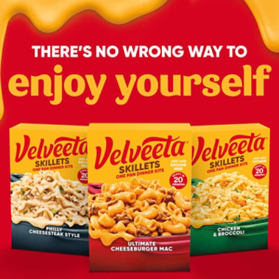 Velveeta Skillets Ultimate Cheeseburger Mac One Pan Dinner Kit Box - 12.8 Oz - Image 7