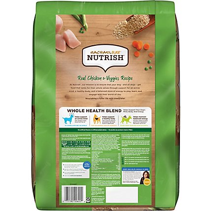 Rachael Ray Nutrish Food for Dogs Real Chicken & Veggies Recipe Bag - 14 Lb - Image 5