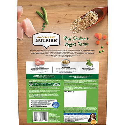 Rachael Ray Nutrish Food for Dogs Real Chicken & Veggies Recipe Bag - 6 Lb - Image 5