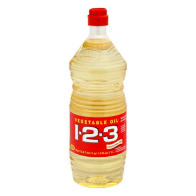 1-2-3 Vegetable Oil - 33.8 Fl. Oz. - Image 3