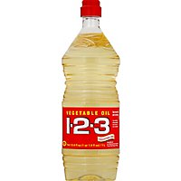 1-2-3 Vegetable Oil - 33.8 Fl. Oz. - Image 2