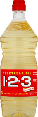 1-2-3 Vegetable Oil - 33.8 Fl. Oz. - Image 2