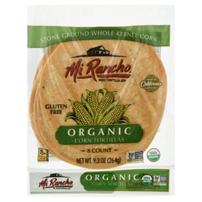 Mi Rancho Organic Tortilla Corn Bag 8 Count - 9.33 Oz - Image 3