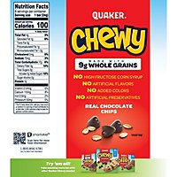 Quaker Chewy Granola Bars 25% Less Sugar Chocolate Chip - 8-0.84 Oz - Image 6