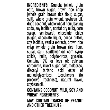 Quaker Chewy Granola Bars 25% Less Sugar Chocolate Chip - 8-0.84 Oz - Image 5