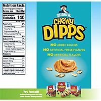 Quaker Chewy Dipps Granola Bars Chocolatey Covered Peanut Butter Flavor - 6-1.05 Oz - Image 6