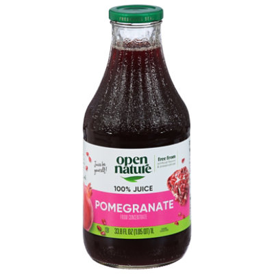 Open Nature 100% Juice Pomegranate - 33.8 Fl. Oz. - Image 1