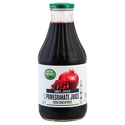 Open Nature 100% Juice Pomegranate - 33.8 Fl. Oz. - Image 1