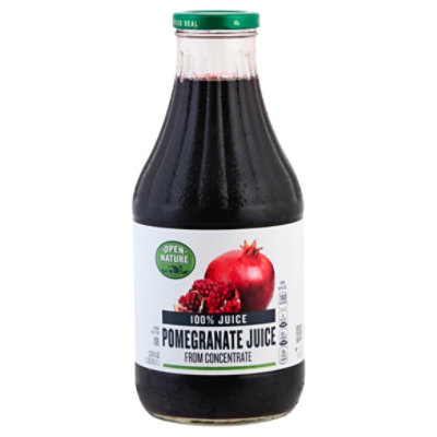 Open Nature 100% Juice Pomegranate - 33.8 Fl. Oz.