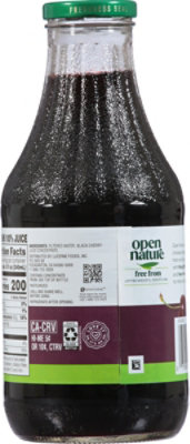 Open Nature 100% Juice Black Cherry - 33.8 Fl. Oz - Image 5