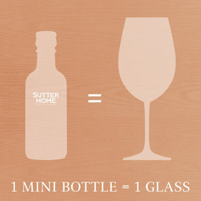 Sutter Home Moscato White Wine Bottle - 4-187 Ml - Image 5