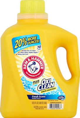 ARM & HAMMER Liquid Detergent Oxi Clean Jug - 122.5 Fl. Oz. - Image 2