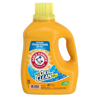 ARM & HAMMER Liquid Detergent Clean Meadow Plus Oxi Clean Bottle - 122.5 Fl. Oz.