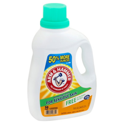 ARM & HAMMER Sensitive Skin Free And Clear 50 Loads Liquid Laundry Detergent - 75 Fl. Oz. - Image 1