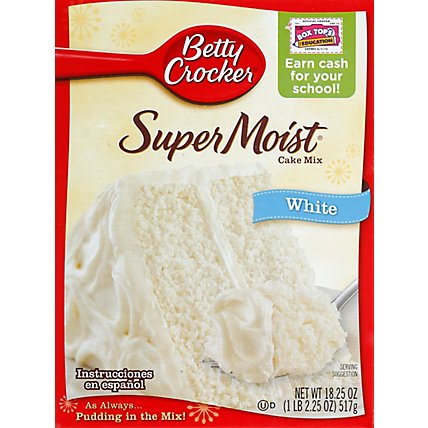 Betty Crocker Cake Mix Super Moist Favorites White - 16.25 Oz - Image 2