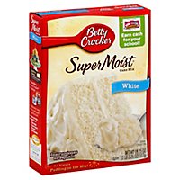Betty Crocker Cake Mix Super Moist Favorites White - 16.25 Oz - Image 1