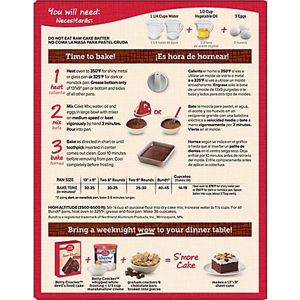 Betty Crocker Cake Mix Super Moist Favorites Devils Food - 15.25 Oz - Image 6