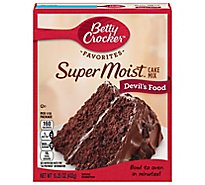 Betty Crocker Cake Mix Super Moist Favorites Devils Food - 15.25 Oz